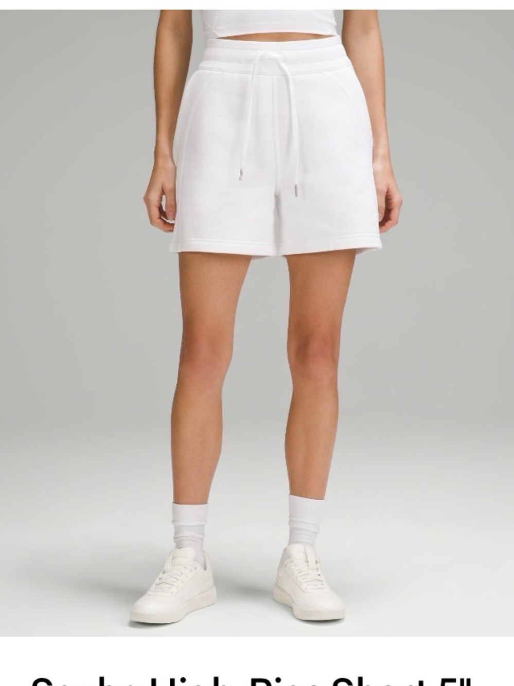 LuLuLemon Scuba 5inch high rise shorts